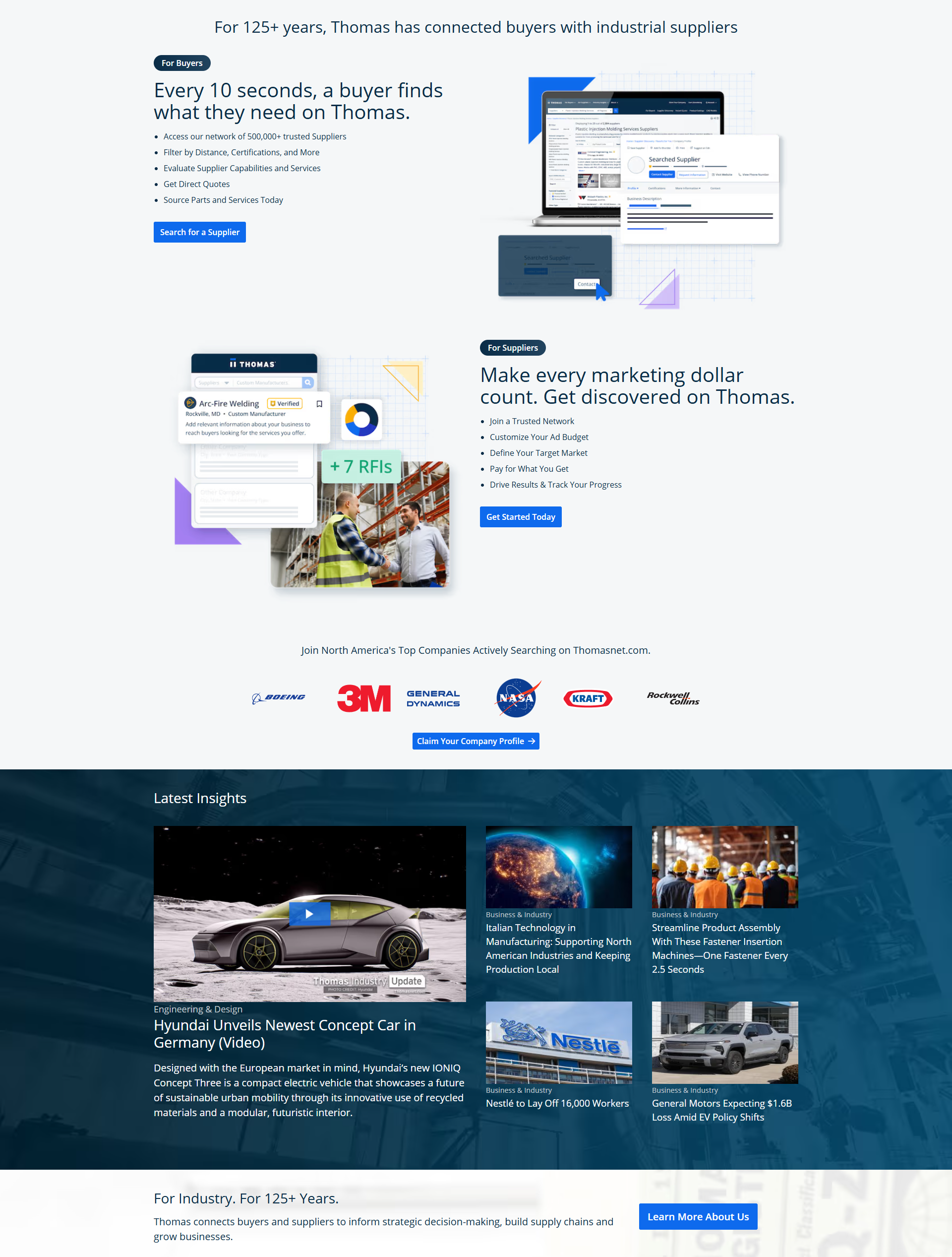 Industrial Supplier Sourcing & Data Platform