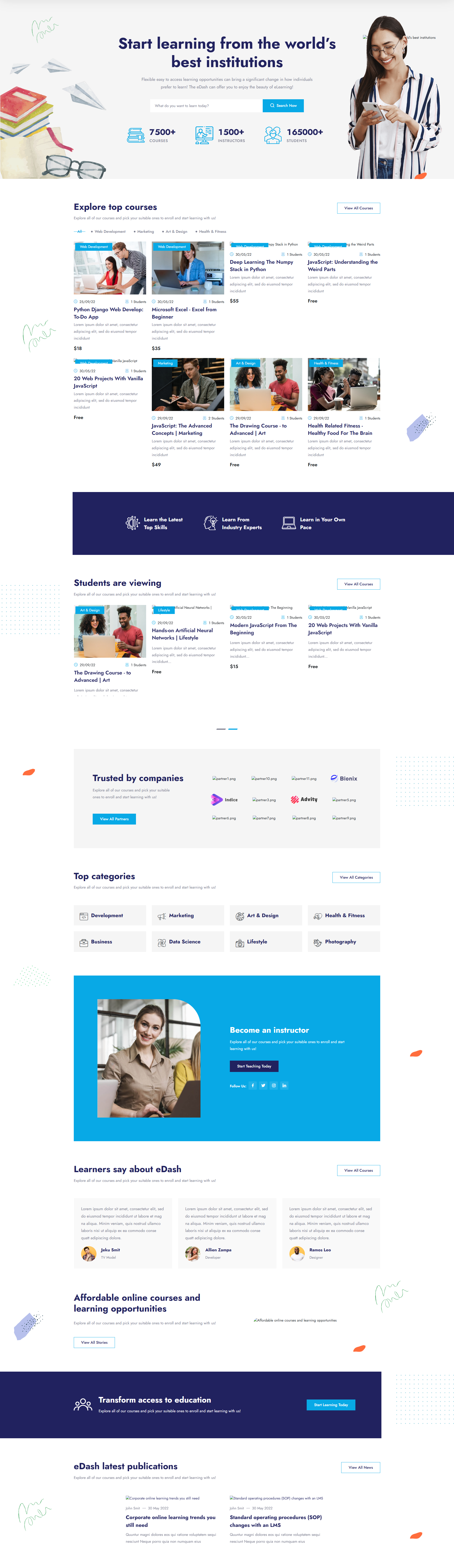 Comprehensive Education LMS Theme for Moodle
